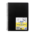 Spirax P705 Polypropylene Visual Art Diary A5 120 Page Black