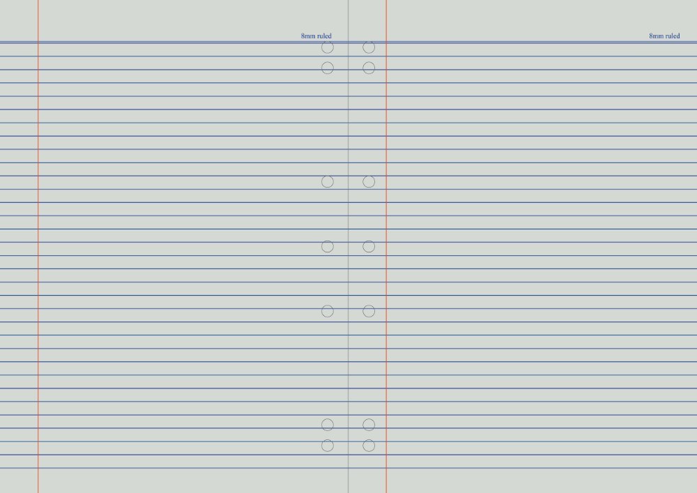 The Note Group Splash Binder Book 48 Page A4 8mm Ruled Pack of 20
