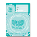 The Note Group Splash Binder Book A4 64 Page 8mm Ruled