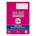 Splash Education A4 Botany Book 64 Page Plain Plus 14mm Solid Ruled with Red Margin