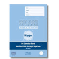 Splash Education A4 Exercise Book 96 Page 14mm Dotted Thirds with Red Margin