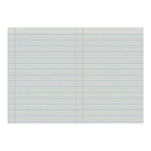 Splash Education Exercise Book A4 96 Page 18mm Dotted Thirds with Red Margin Pack of 10