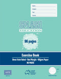 Splash Education Exercise Book 96 Page 8mm Ruled 9 x 7 Inch