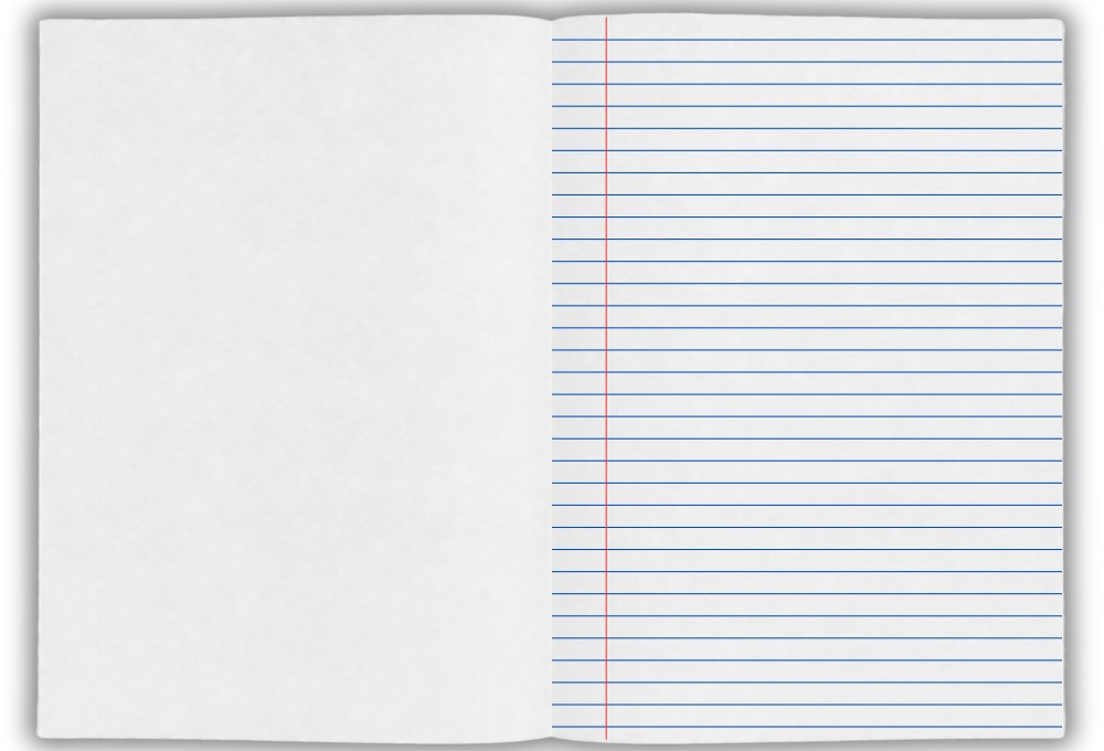 Splash Education Play Book 330 x 240mm 64 Page Plain Plus 10mm Solid Ruled with Red Margin Pack of 10