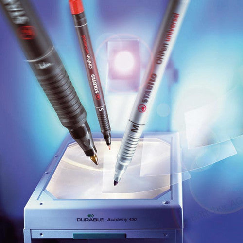 Stabilo OHPen Universal Soluble Overhead Projector Pen Medium 1mm Black Box of 10