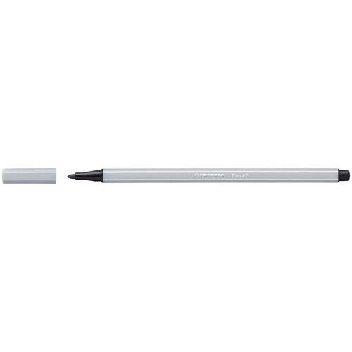 Stabilo Pen 68 Premium Fibre Tip Pen 1.0mm Light Cold Grey Box of 10