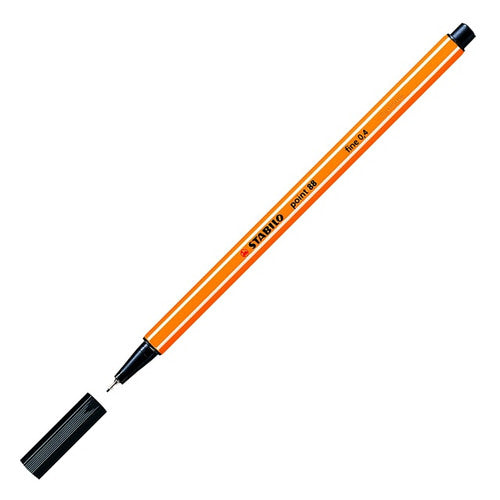 Stabilo Point 88 Fineliner Black Box of 10