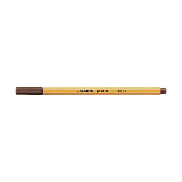 Stabilo Point 88 Fineliner Brown Box of 10