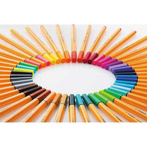 Stabilo Point 88 Fineliner Lemon Yellow Box of 10
