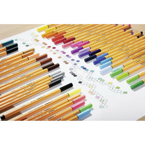 Stabilo Point 88 Fineliner Light Pink Box of 10