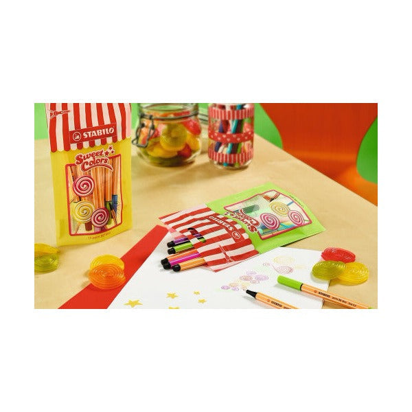 Stabilo Point 88 Mini Fineliner Assorted Colours Wallet of 12