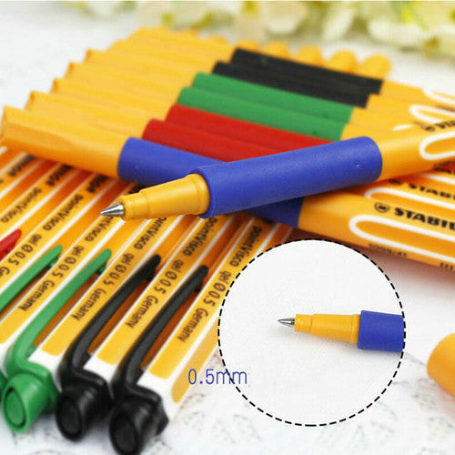 Stabilo Point Visco Rollerball Gel Pen Blue Box of 10