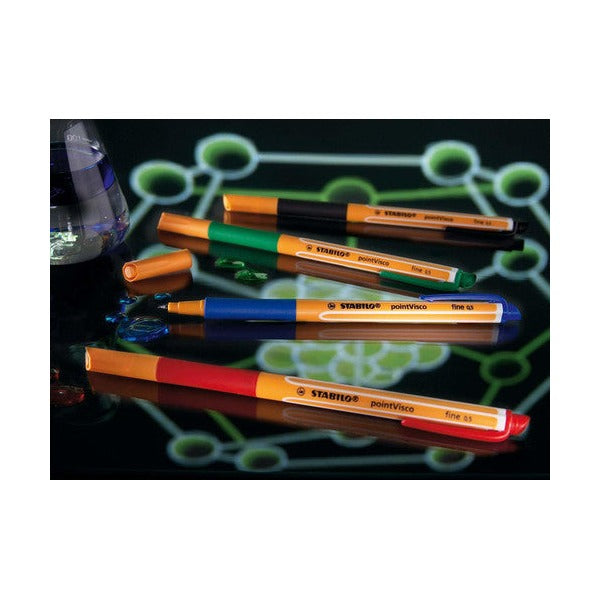 Stabilo Point Visco Rollerball Gel Pen Blue Box of 10
