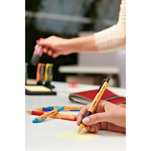 Stabilo Pointball Ballpoint Pen Assorted Wallet of 4