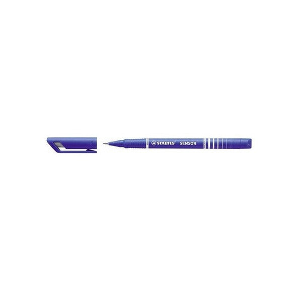 Stabilo Sensor Fineliner 0.3mm Blue Box of 10