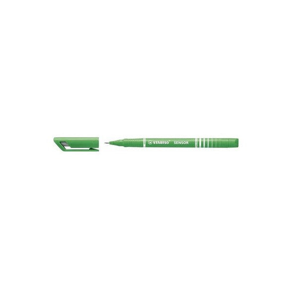 Stabilo Sensor Fineliner 0.3mm Green Box of 10