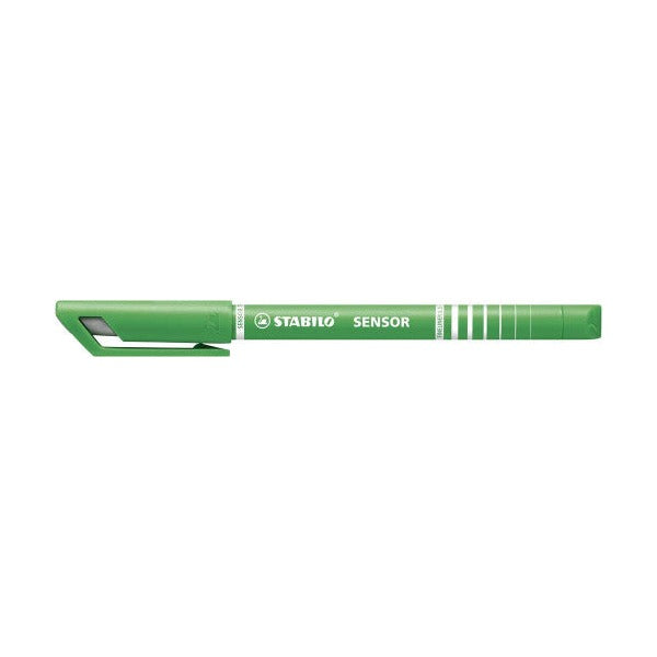 Stabilo Sensor Fineliner 0.3mm Green Box of 10