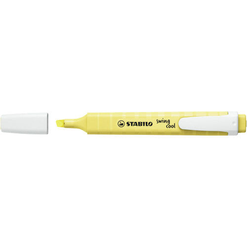 Stabilo Swing Cool Pastel Yellow Highlighter Box of 10