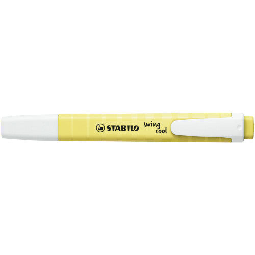 Stabilo Swing Cool Pastel Yellow Highlighter Box of 10
