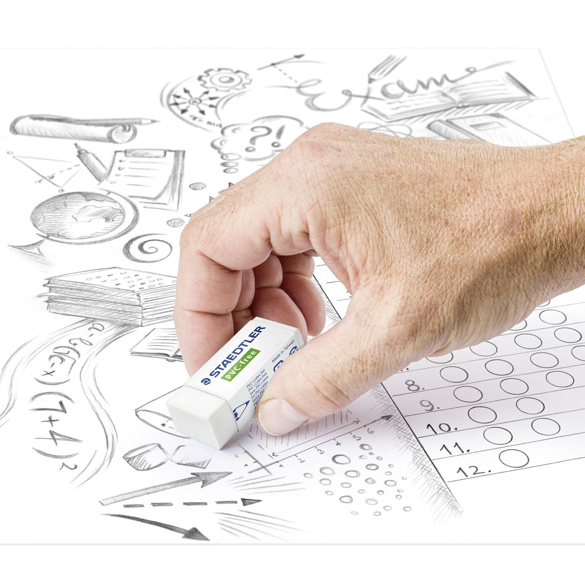 Staedtler PVC-Free Eraser Medium 43x19x13mm Box 30 525 B30