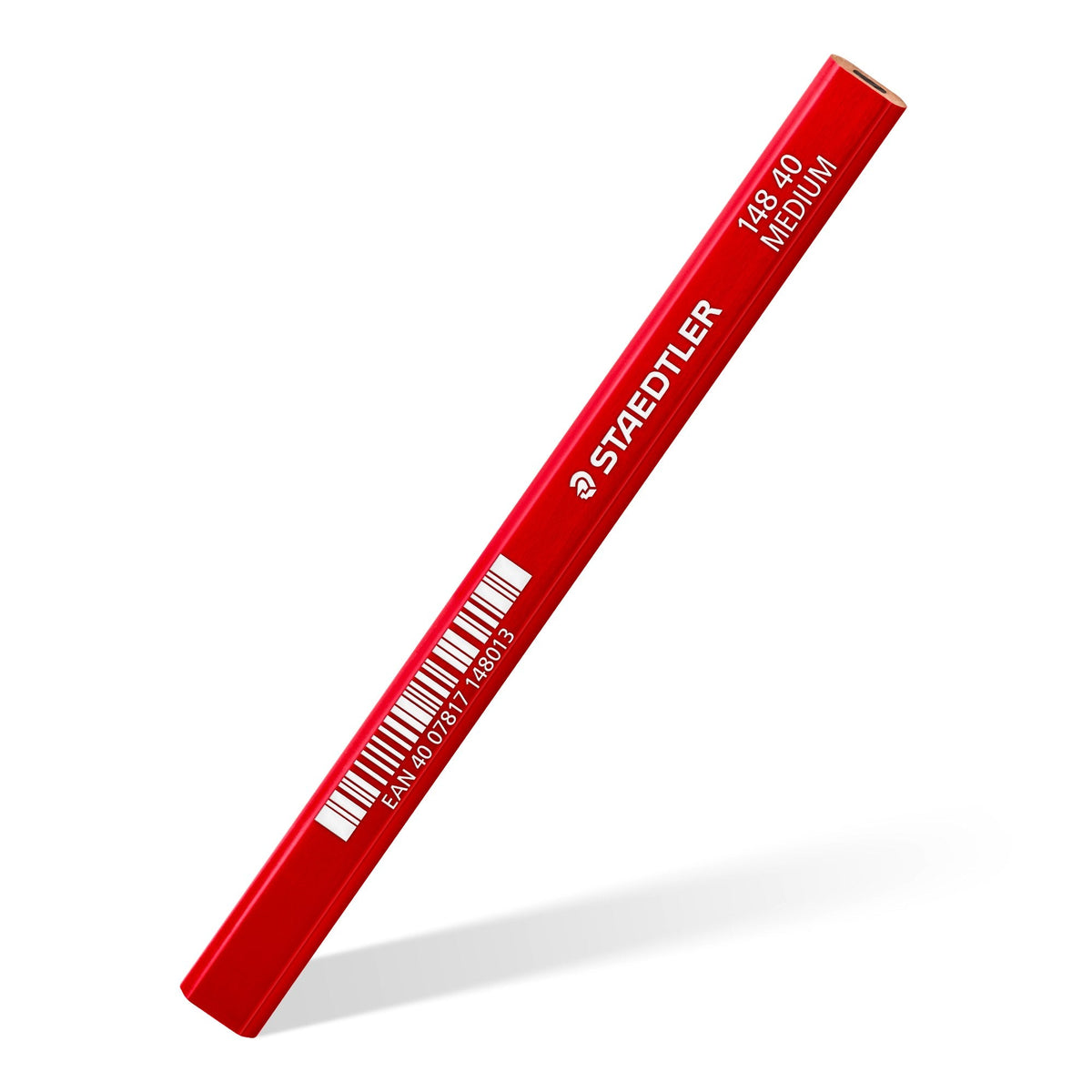 Staedtler Carpenters Pencils Medium 2H Red Box 12 148 40