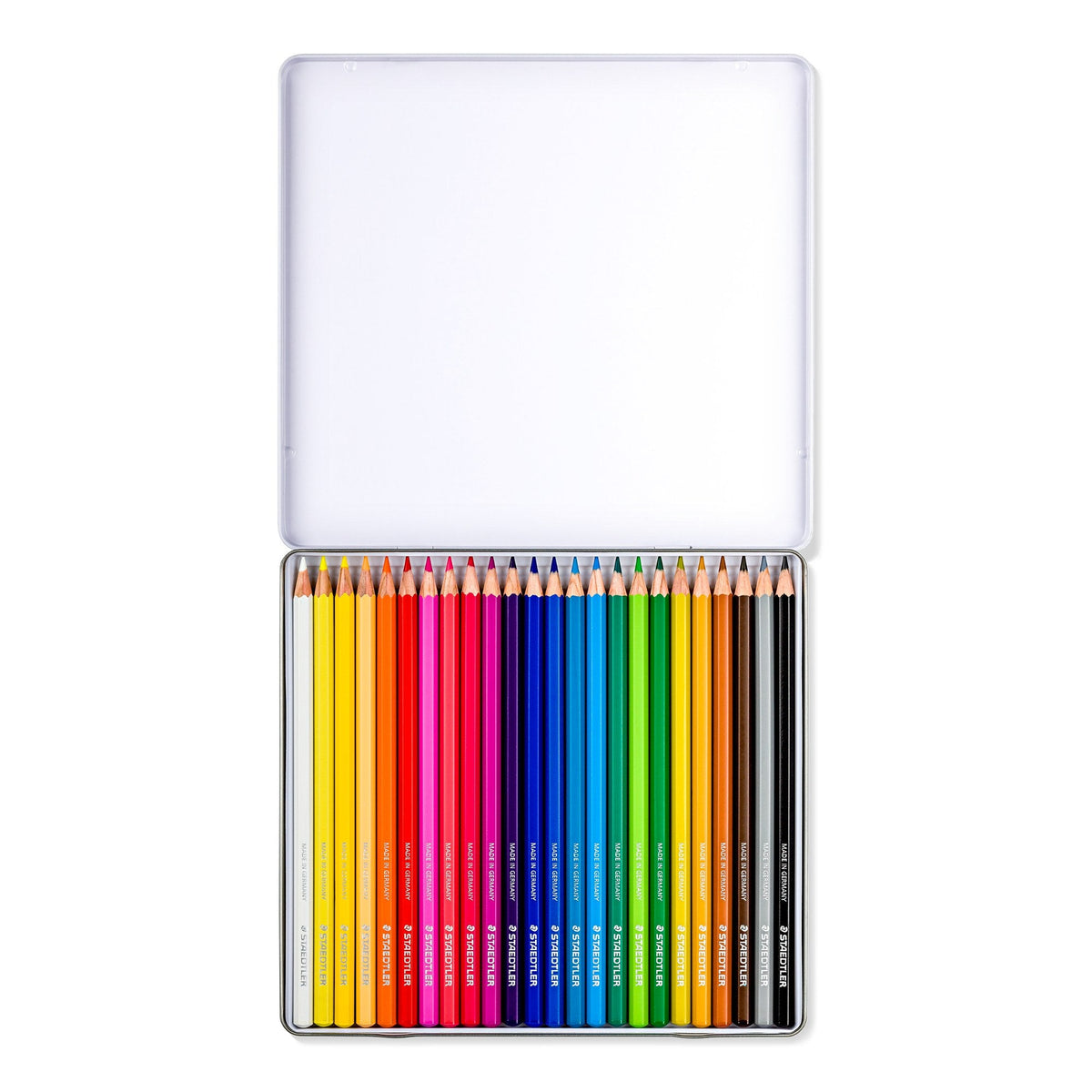 Staedtler Coloured Pencils Tin 24 Assorted 146C M24