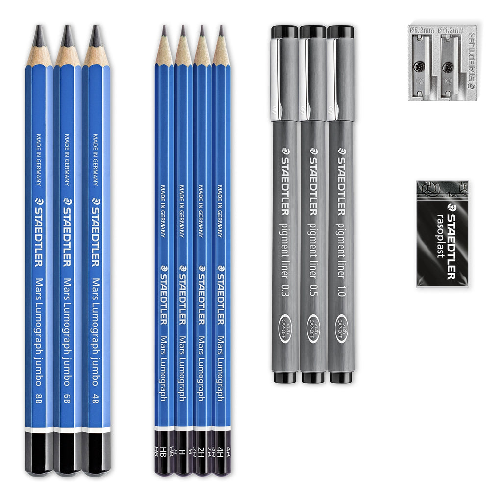 Staedtler Design Journey Lumograph Sketching Set 12 Piece 61 100