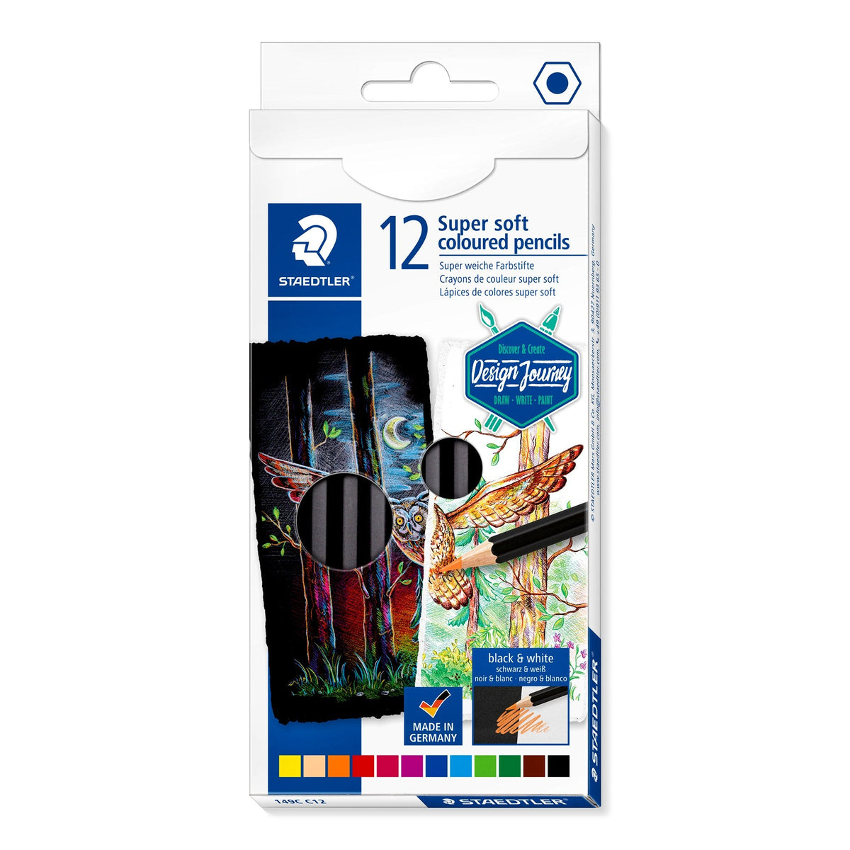 Staedtler 149C C12 Design Journey Soft Pencils Assorted Pack of 12 (10 Boxes)