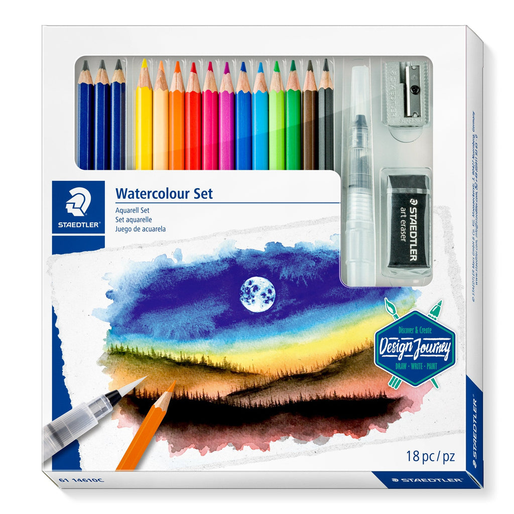 Staedtler Design Journey Mixed Set Watercolour Pencils 61 14610C