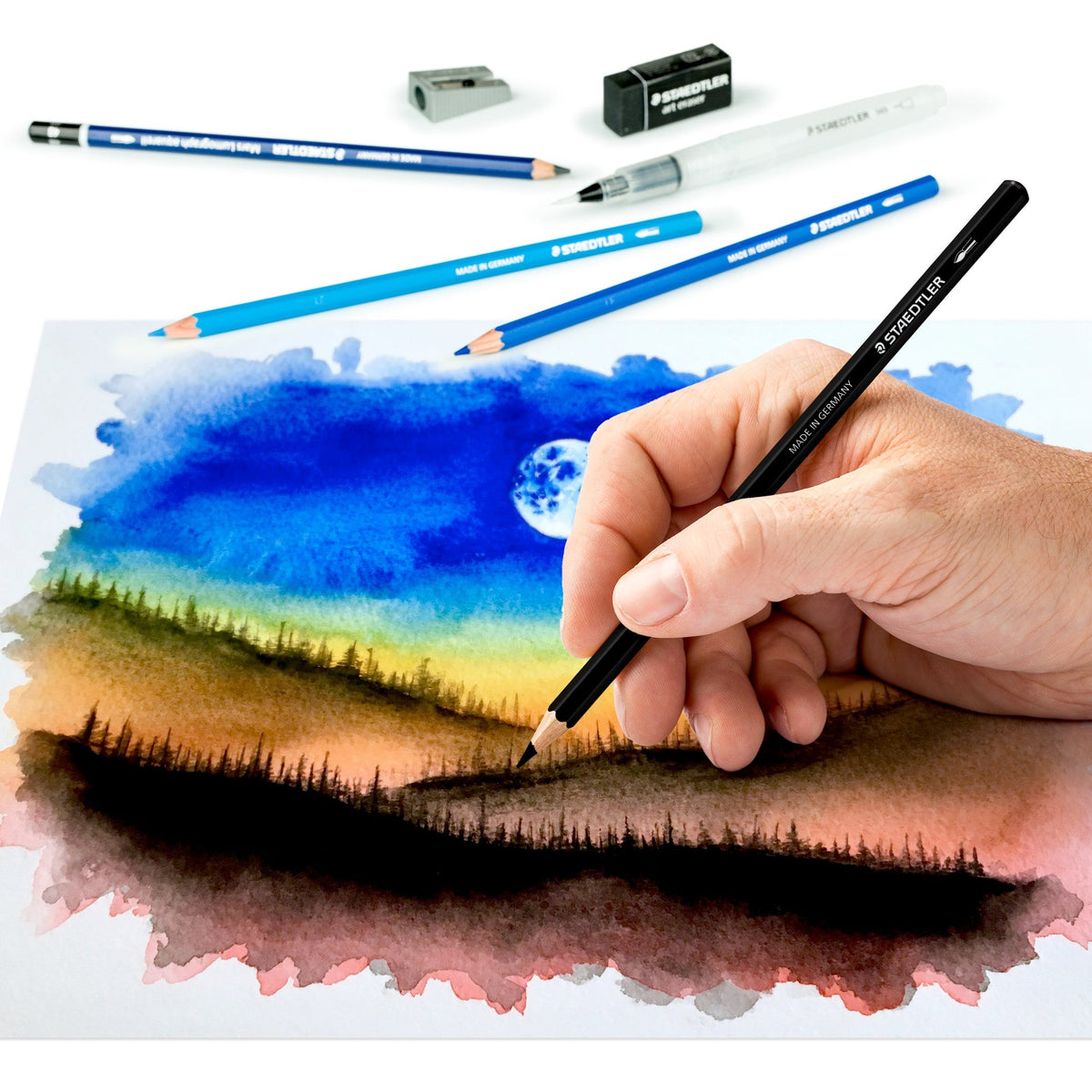 Staedtler Design Journey Mixed Set Watercolour Pencils 61 14610C