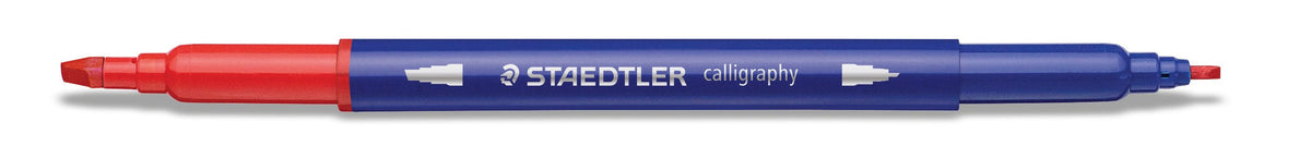 Staedtler Double-Ended Calligraphy Pens Wallet 12 Assorted 3005 TB12