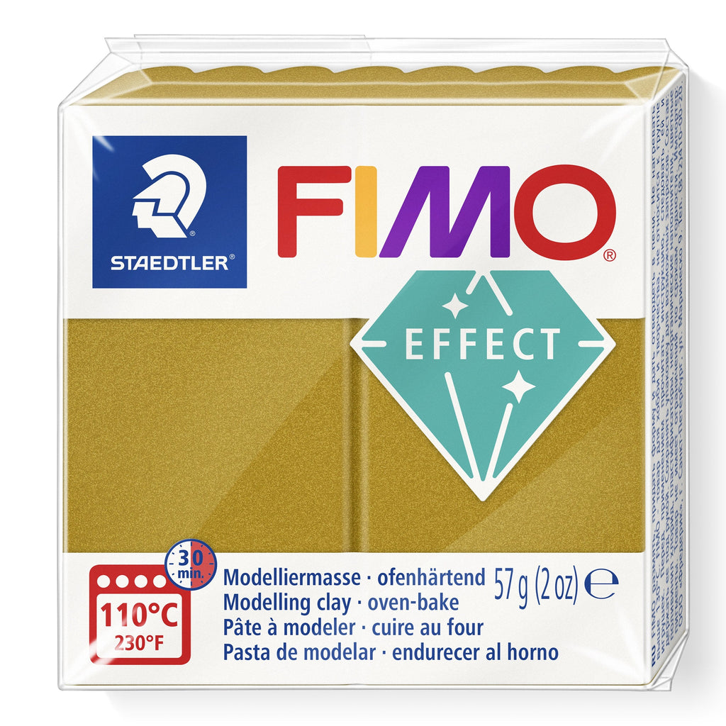 Fimo Effect Metallic Gold Standard Block 57g 8010-11