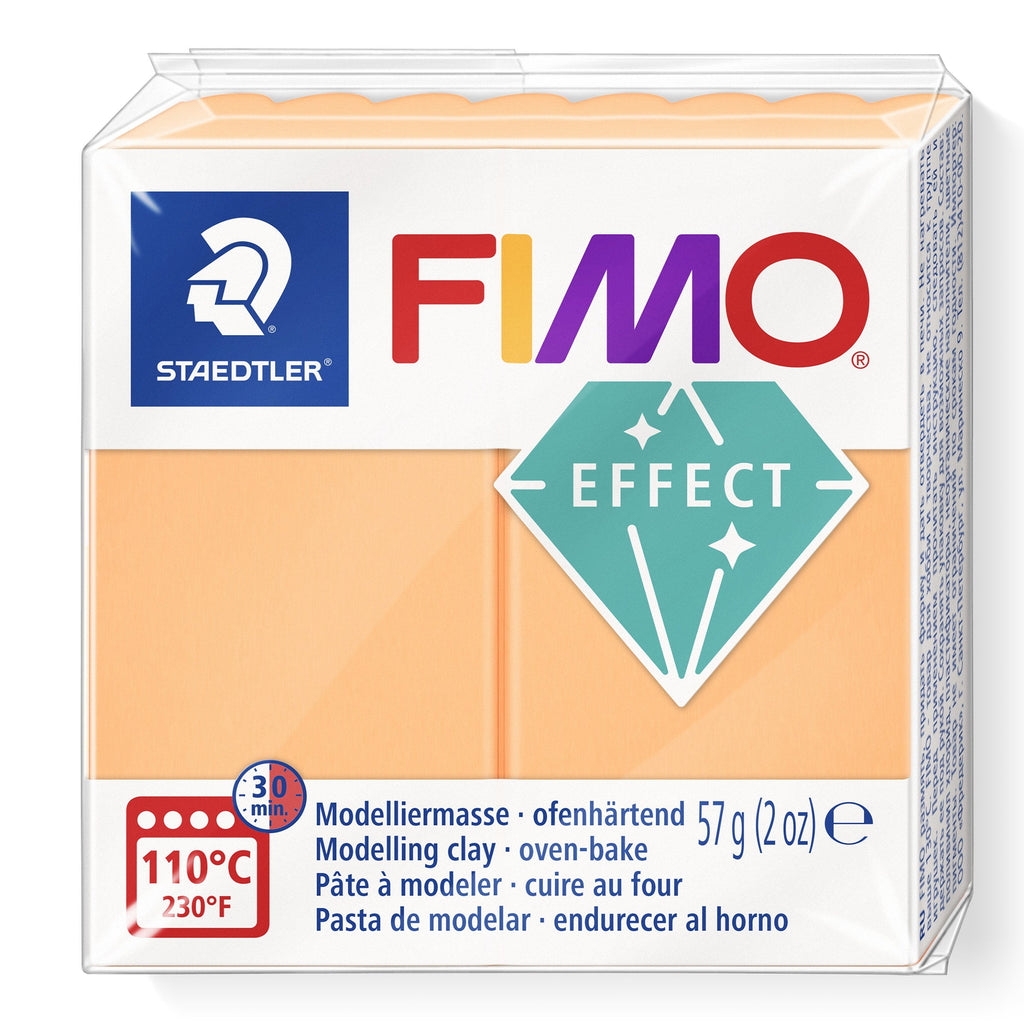 Fimo Effect Standard Block 57g Neon Orange 8010-401