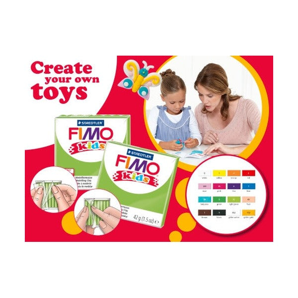 Fimo Kids Modelling Clay Glitter Blue