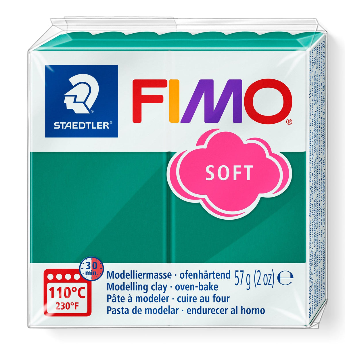 Fimo Soft Standard Block Emerald