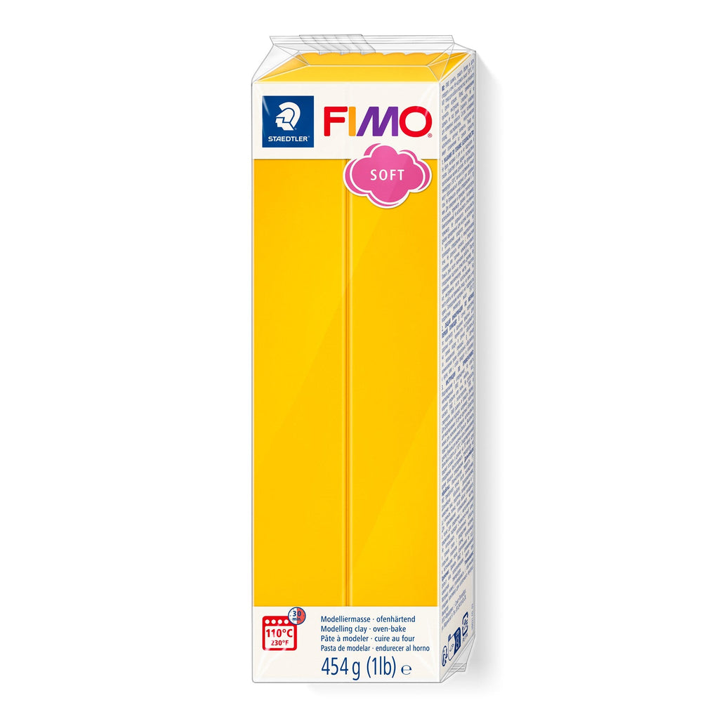 Fimo Soft Large Block 454g Sunflower Yellow 8021-16