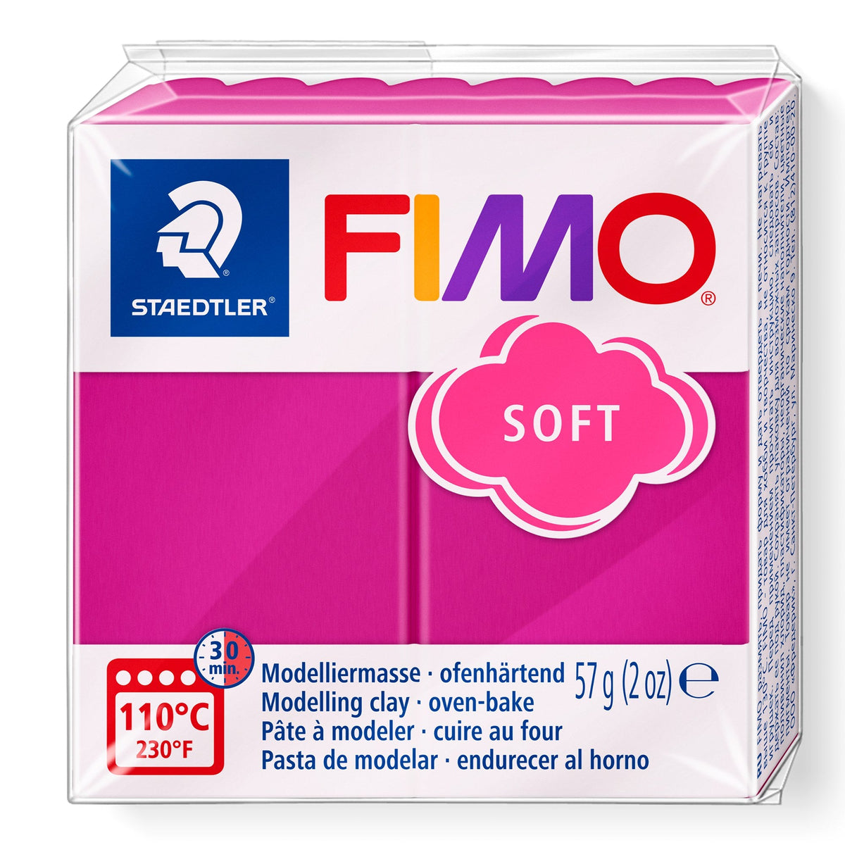 Fimo Soft Standard Block Raspberry