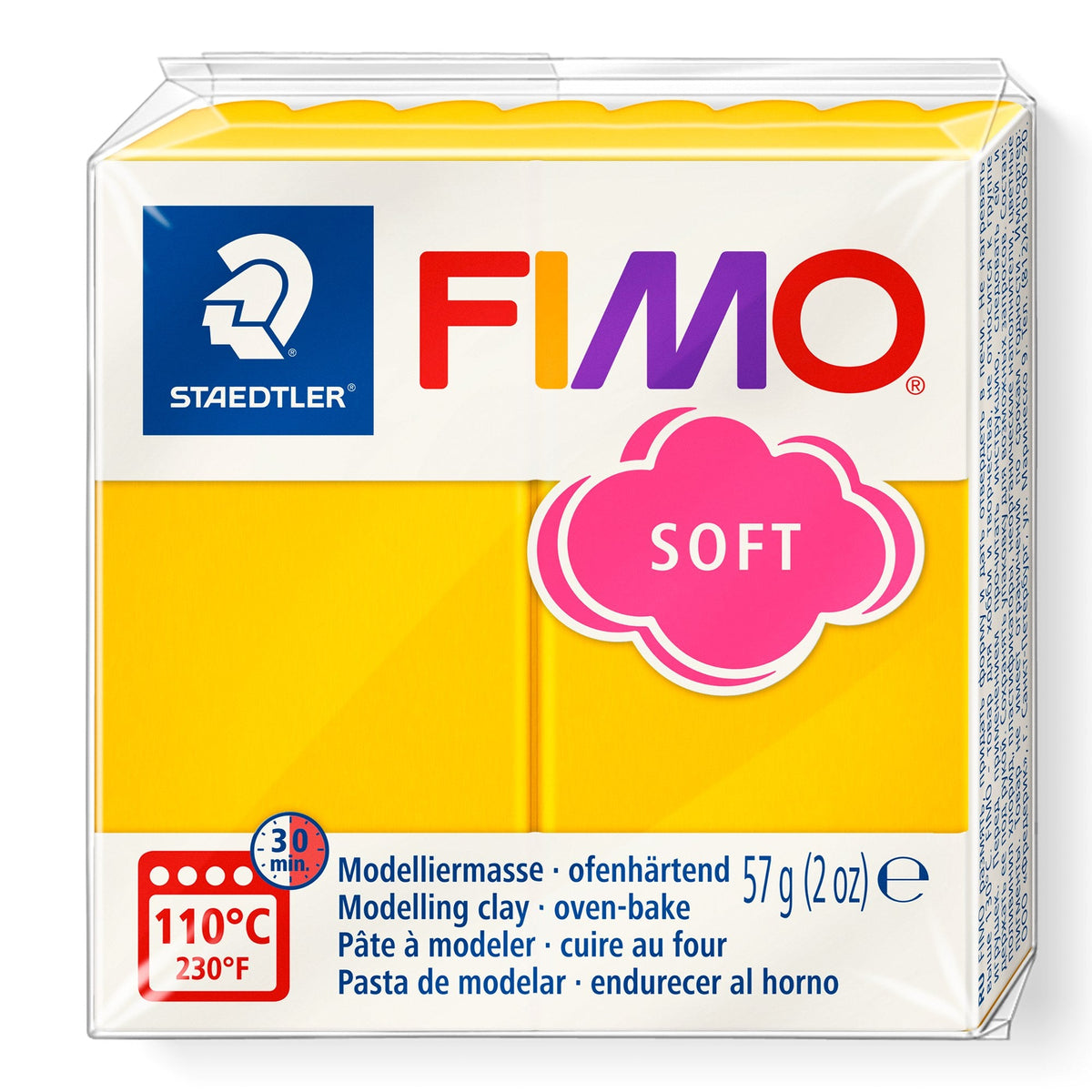 Fimo Soft Standard Block Sunflower