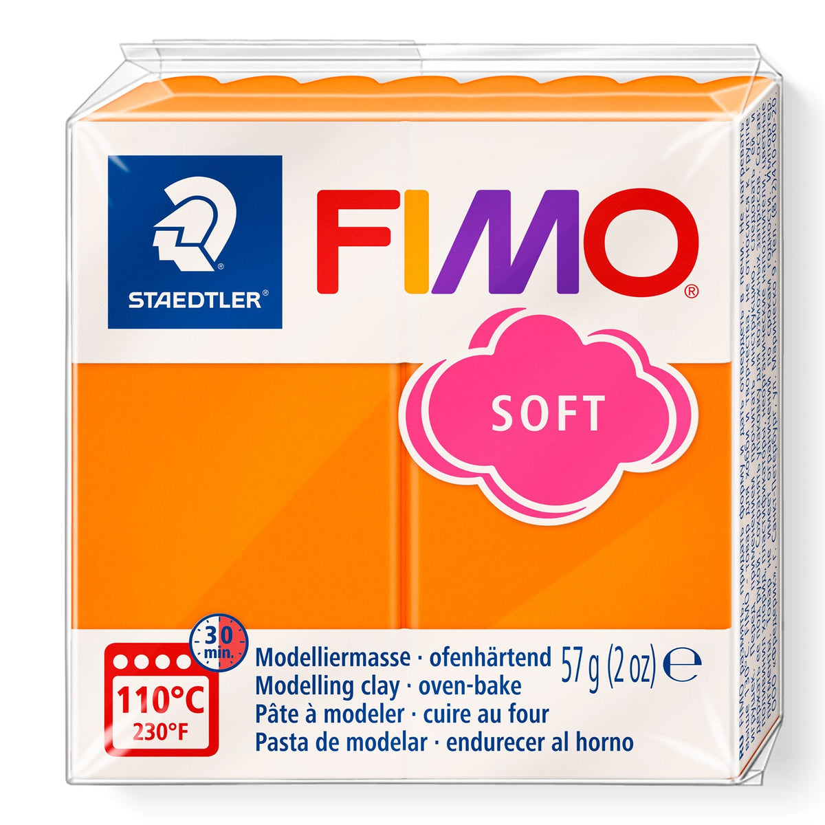 Fimo Soft Standard Block Tangerine