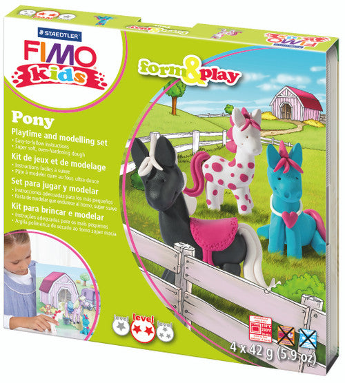 Fimo Kids Form and Play Pony Craft Kit 8034 08 LZ