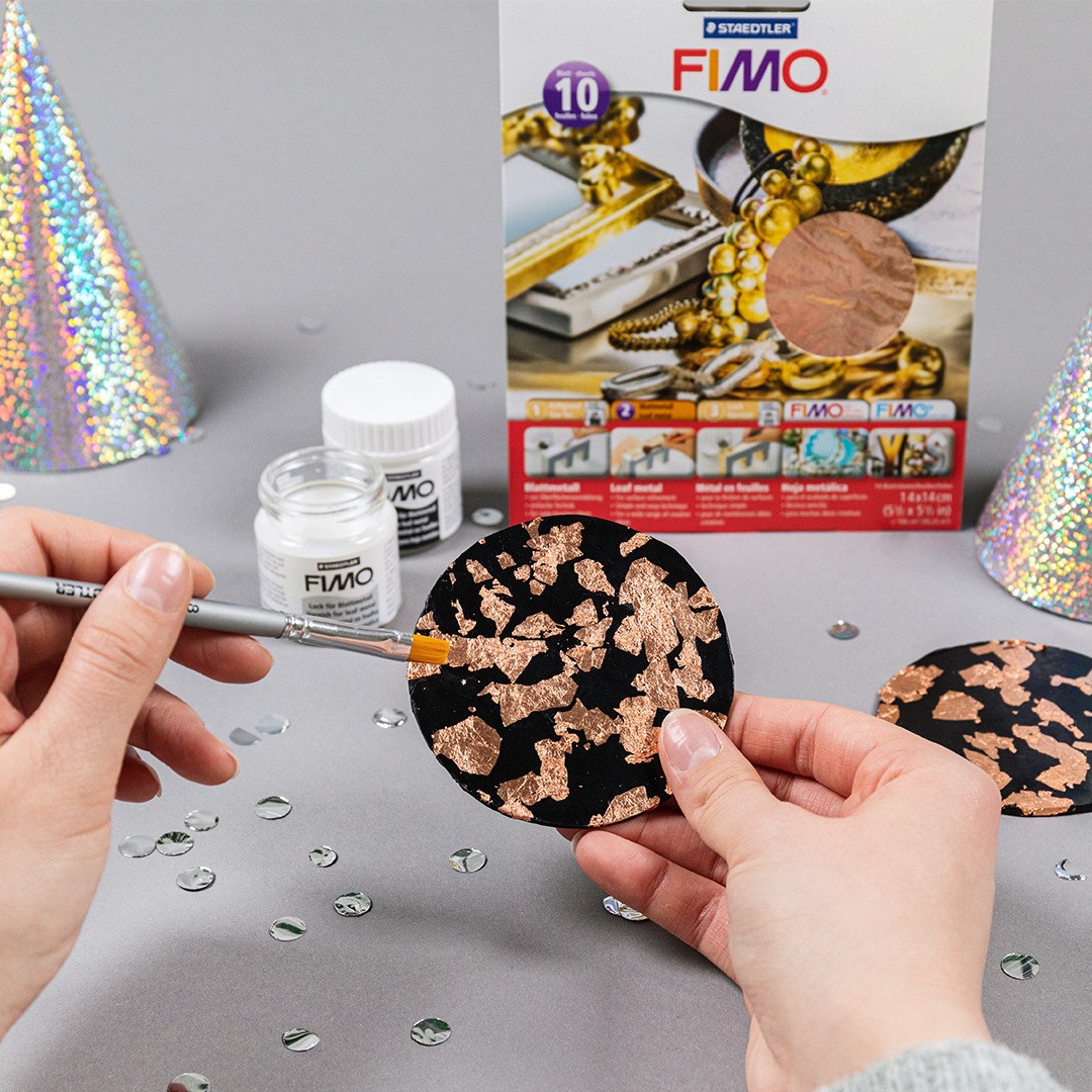 Fimo Leaf Metal Copper Pack 10 Sheets 8781-26