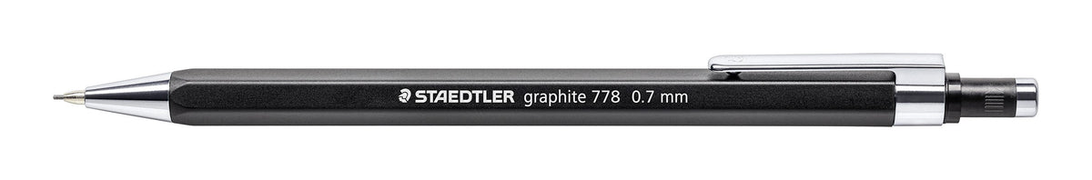 Staedtler 778 Graphite Mechanical Pencil 0.7mm Black Box 10 778 07-9