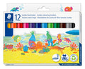 Staedtler Jumbo Colouring Markers Assorted Box 12 340 C12