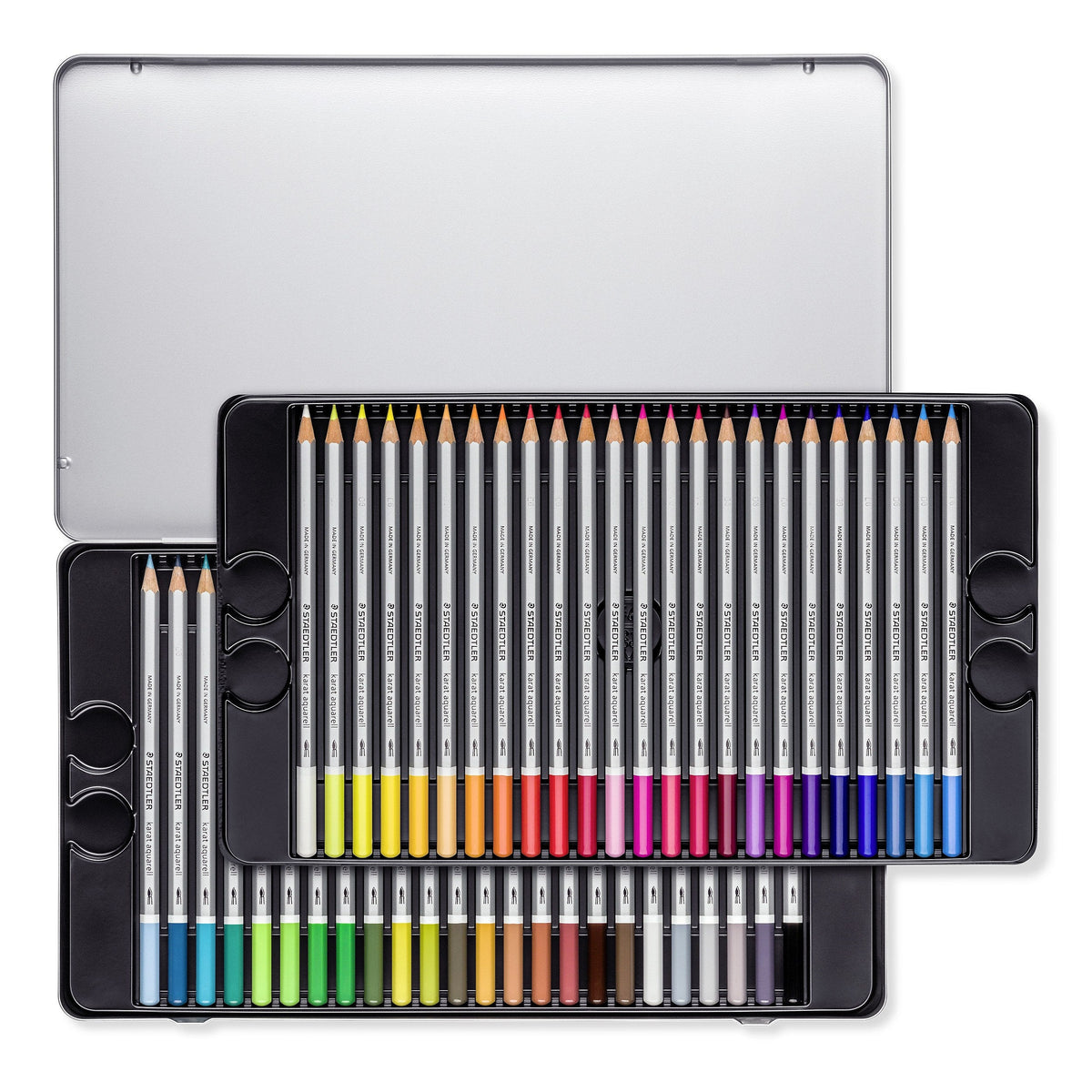 Staedtler Karat Aquarell Watercolour Pencil Tin 48 Assorted 125 M48