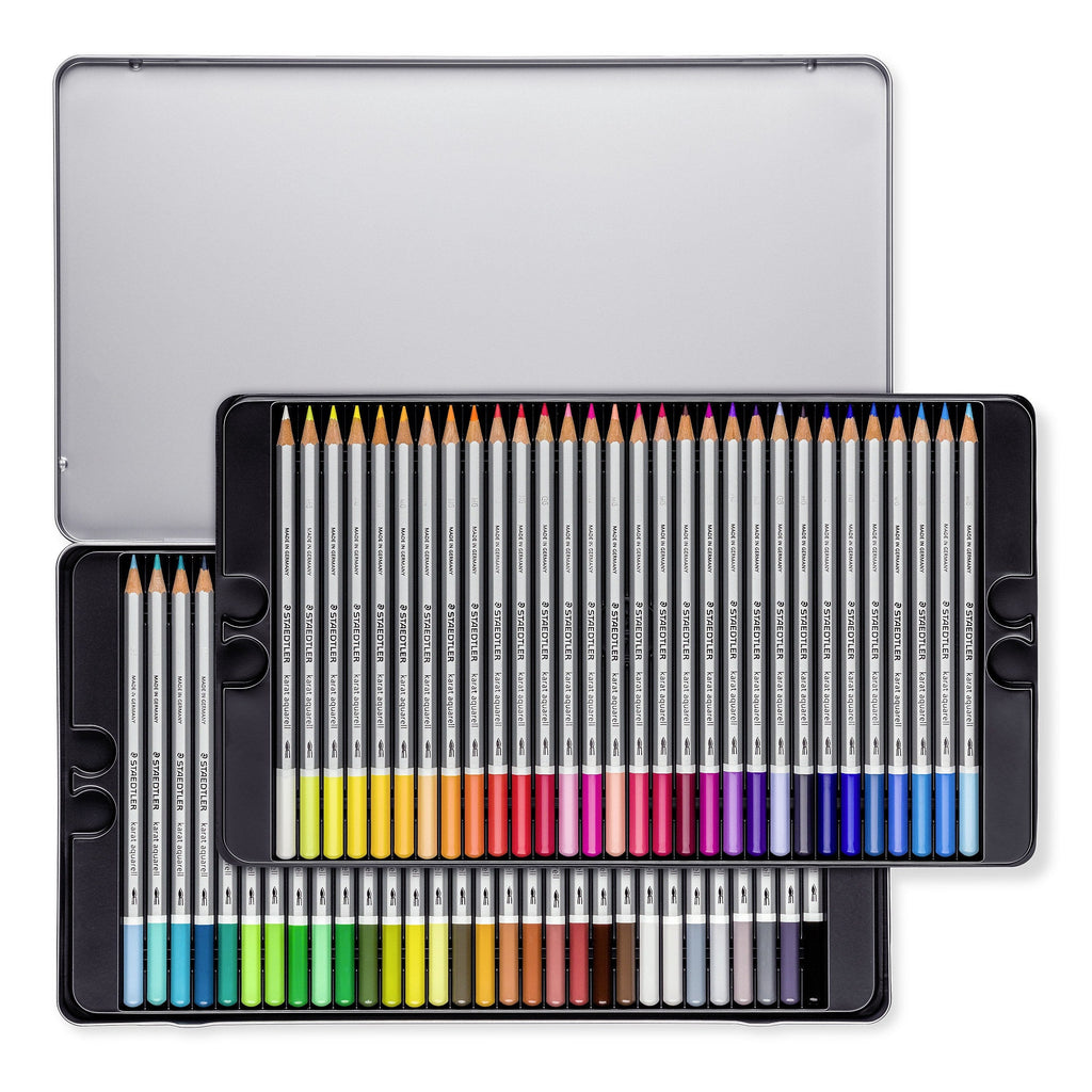 Staedtler Karat Aquarell Watercolour Pencil Tin 60 Assorted 125 M60