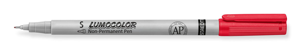 Staedtler Lumocolor Non-Permanent Superfine Red Box 10 311-2