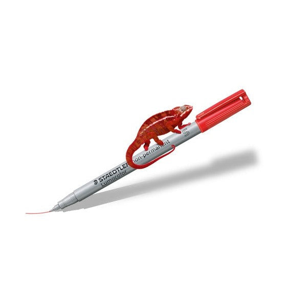 Staedtler Lumocolor Non-Permanent Superfine Red Box 10 311-2