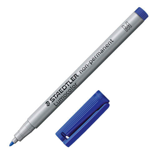 Staedtler Lumocolor Non-Permanent Medium Blue Box 10 315-3