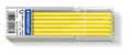 Staedtler 218-1 Lumocolor Non-Permanent Omnichrom Refill Lead Yellow Pack 12