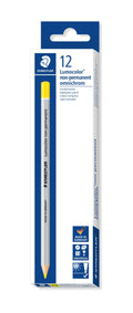 Staedtler Lumocolor Omnichrom Non-Permanent Marker Yellow Box 12 108-1